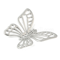 304 Stainless Steel Hollow Butterfly Pendants&nbsp;STAS-L293-16B-P