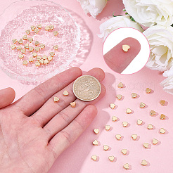 60Pcs Long-Lasting Plated Brass Beads&nbsp;KK-BBC0024-79