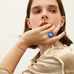 Square Brass Finger Rings&nbsp;RJEW-PH0001-03