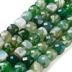 Natural Agate Dyed Beads Strands&nbsp;G-H028-A08-03