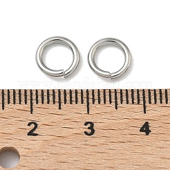 Tarnish Resistant 304 Stainless Steel Open Jump Rings&nbsp;X-STAS-E067-09-8mm