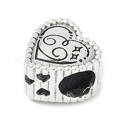 925 Sterling Silver European Beads&nbsp;STER-R005-02AS-04