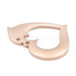 Ion Plating(IP) 304 Stainless Steel Pendants&nbsp;LS-STAS-P280-17RG