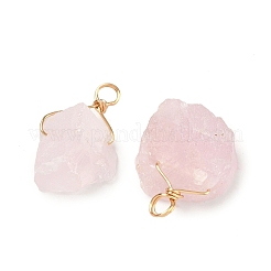 Natural Rose Quartz Pendants&nbsp;G-FG0001-13