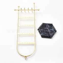 24-Hole Iron Jewelry Display Stands&nbsp;ODIS-F001-06G