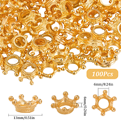 100Pcs Tibetan Style Alloy Bead Caps&nbsp;FIND-SC0009-85G