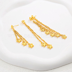 Brass Tassel Stud Earrings&nbsp;GD8052-1