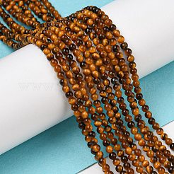 Natural Tiger Eye Beads Strands&nbsp;G-B045-A01