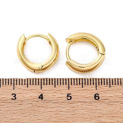 Brass Huggie Hoop Earrings&nbsp;EJEW-F260-06G