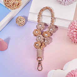 Hand-woven Flower Pendant Decorations&nbsp;KEYC-TAC0009-02KCG-05