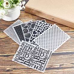 Plastic Embossing Folders&nbsp;DIY-WH0032-70
