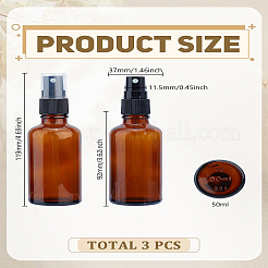 Glass Sample Perfume Spray Bottles&nbsp;MRMJ-WH0104-06B