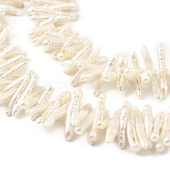 Natural Baroque Keshi Pearl Beads Strands&nbsp;PEAR-B004-03A-01A
