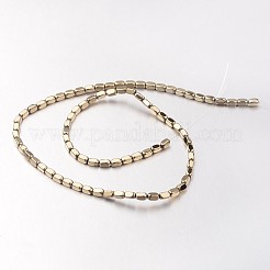 Electroplate Non-magnetic Synthetic Hematite Bead Strands&nbsp;G-F300-40B-06