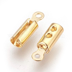 304 Stainless Steel Folding Crimp Ends&nbsp;X-STAS-P207-04G-C