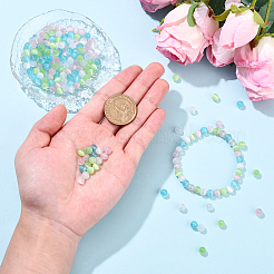 200Pcs 4 Colors Cat Eye Beads&nbsp;CE-YW0001-04