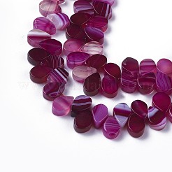 Dyed Natural Agate Beads Strands&nbsp;G-F595-A18