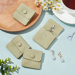 Microfiber Jewelry Flap Pouches&nbsp;ABAG-WH0038-44