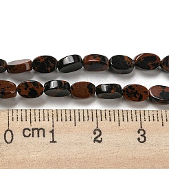 Natural Mahogany Obsidian Beads Strands&nbsp;G-M420-H08-03