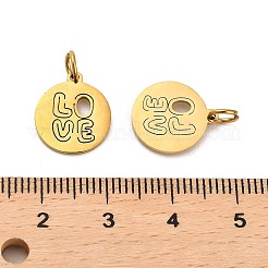 304 Stainless Steel Charms&nbsp;LS-STAS-D050-07G-12