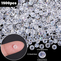 1500Pcs Electroplate Glass Beads&nbsp;EGLA-PA0001-44A-01