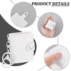 2 Inch Mini PU Leather Photo Albums with Zinc Alloy and Iron Clasps&nbsp;AJEW-WH0816-435P