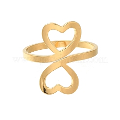 304 Stainless Steel Rings for Women&nbsp;RJEW-S238-04