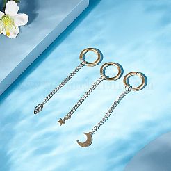 DIY 304 Stainless Steel Earring Making Kits&nbsp;DIY-UN0001-71G