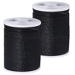 2 Rolls Round Waxed Polyester Cord&nbsp;YC-PA0001-01C