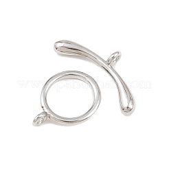 Ring Brass Toggle Clasps&nbsp;KK-G548-39P