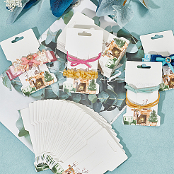 120Pcs Paper Hair Clip Display Cards&nbsp;DIY-FG0004-25B
