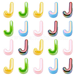 20Pcs UV Plating Opaque Acrylic European Beads&nbsp;OACR-TADJ0001-16J