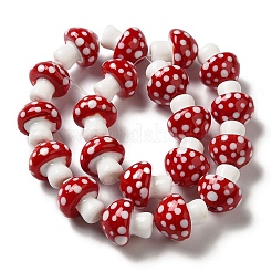 Handmade Lampwork Beads Strands&nbsp;LAMP-Q033-01A