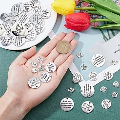 72 Pcs 12 Styles Tibetan Style Alloy Pendants&nbsp;PALLOY-SC0003-31AS