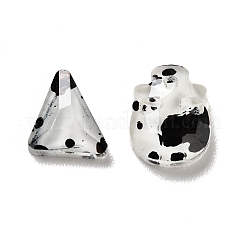 Spot Pattern Resin Cabochons&nbsp;LS-MRMJ-G015-15