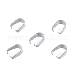 Non-Tarnish 304 Stainless Steel Snap on Bails&nbsp;STAS-B027-03P-01