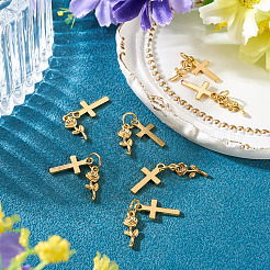 10Pcs Brass Pendants&nbsp;HJEW-TAC0175