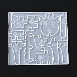 Giraffe DIY Puzzle Silicone Molds&nbsp;DIY-G046-20