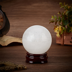 1 Set Natural Crackle Crystal Ball Display Decorations&nbsp;DJEW-BC0001-11