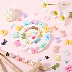 80Pcs 4 Styles Resin Cabochons&nbsp;CRES-SC0003-06C