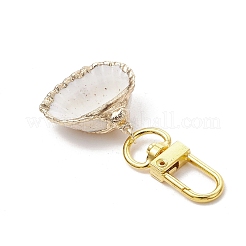 Electroplate Shell Pendant Decorations&nbsp;HJEW-JM03070