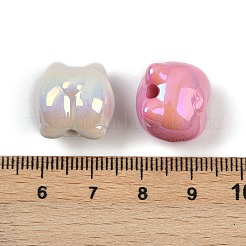 UV Plating Opaque Acrylic Beads&nbsp;MACR-L007-09