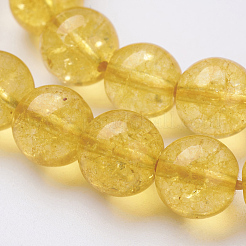 Synthetic Citrine Beads Strands&nbsp;G-C076-10mm-6A