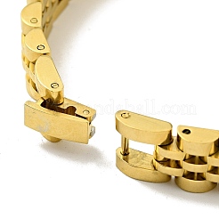 Ion Plating(IP) 304 Stainless Steel Thick Link Chain Bracelet&nbsp;BJEW-G649-09