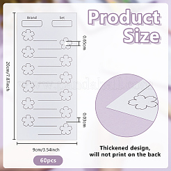 60Pcs Colored Paper Card&nbsp;DIY-OC0015-24