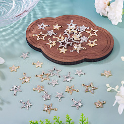 40Pcs 10 Styles Alloy Pendants&nbsp;ALRI-TA0001-43
