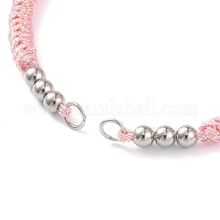 Adjustable Braided Polyester Cord Bracelet Making&nbsp;AJEW-JB00849-03