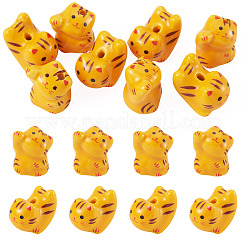 8Pcs 2 Styles Handmade Porcelain Beads&nbsp;PORC-TA0001-82
