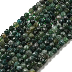Natural Moss Agate Beads Strands&nbsp;X-G-K020-3mm-32