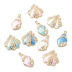 20Pcs 10 Styles Marine Theme Alloy Enamel Pendants&nbsp;FIND-CJ0002-93
